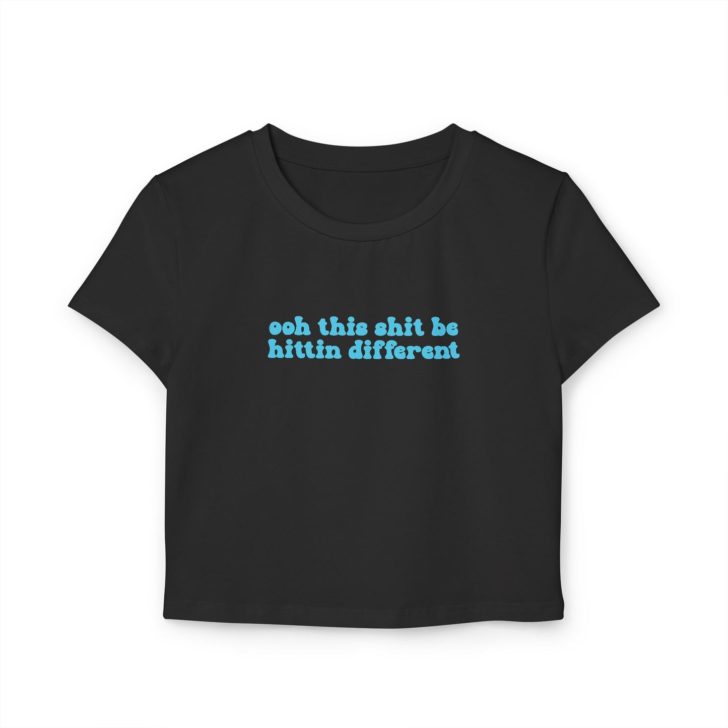Hittin Different Baby Tee | Rave Crop Top Baby Tee | Griz Inspired Tee, Festival Tee, EDM Shirt