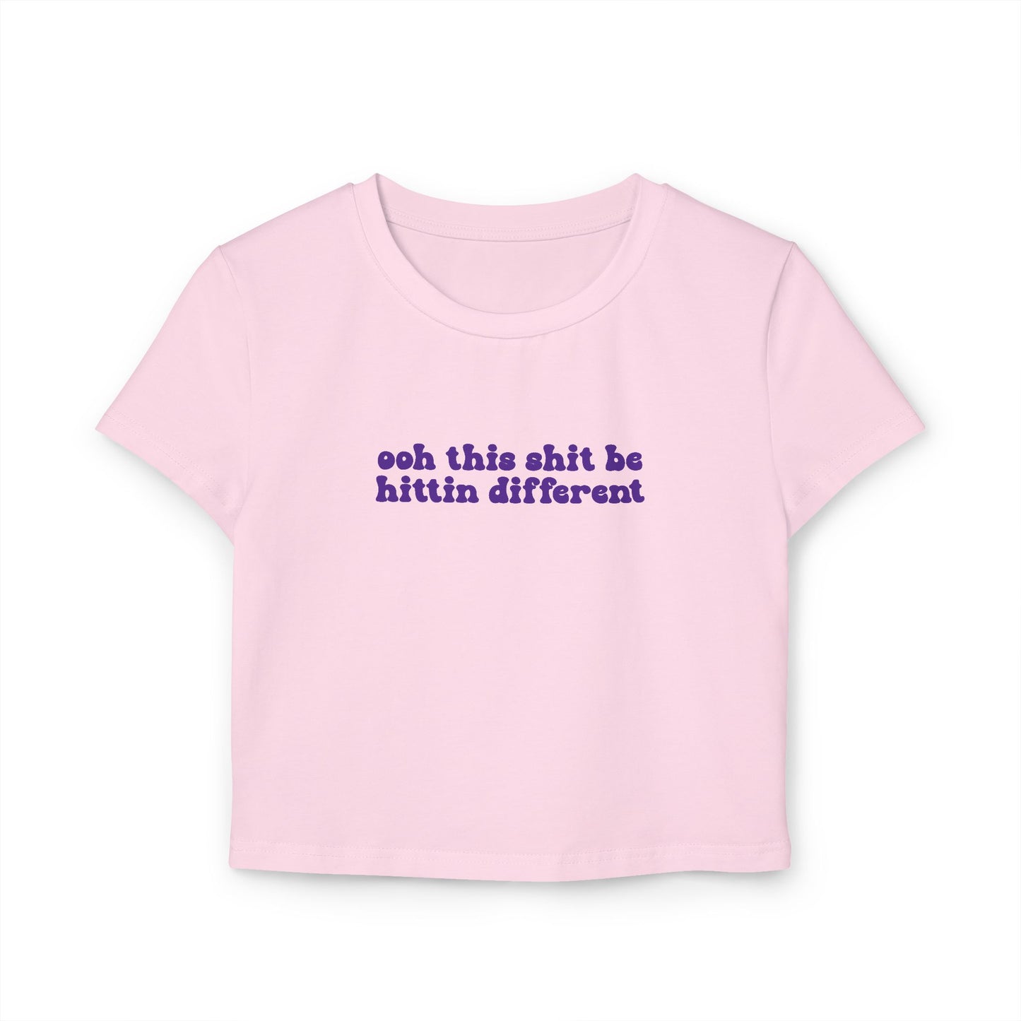 Hittin Different Baby Tee | Rave Crop Top Baby Tee | Griz Inspired Tee, Festival Tee, EDM Shirt