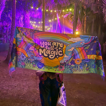 You Are Full of Magic Pashmina | Festival Scarf | Rave Pashmina